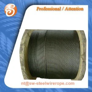 6X19S+FC Sârmă de oțel negalvanizată 24mm 500M