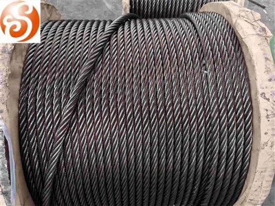 6X19W+FC IWRC Cablu de tracțiune pentru sârmă de oțel de fabrică