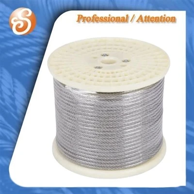 Oțel de carbon 7x7 bobine cu frânghii de sârmă galvanizate 1,5mm 3mm 5mm